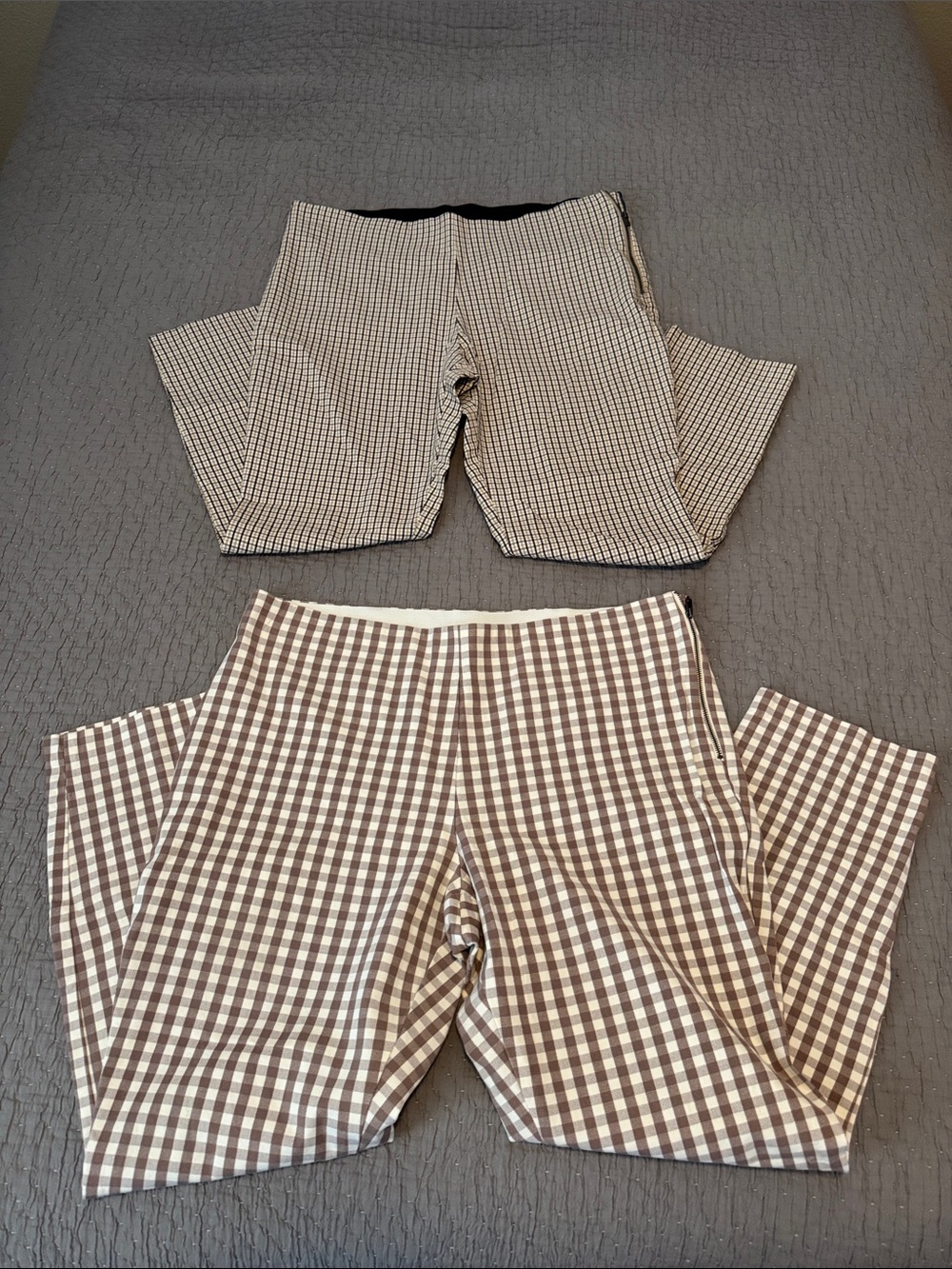 A New Day Casual Checkered Dress Pants Set of 2